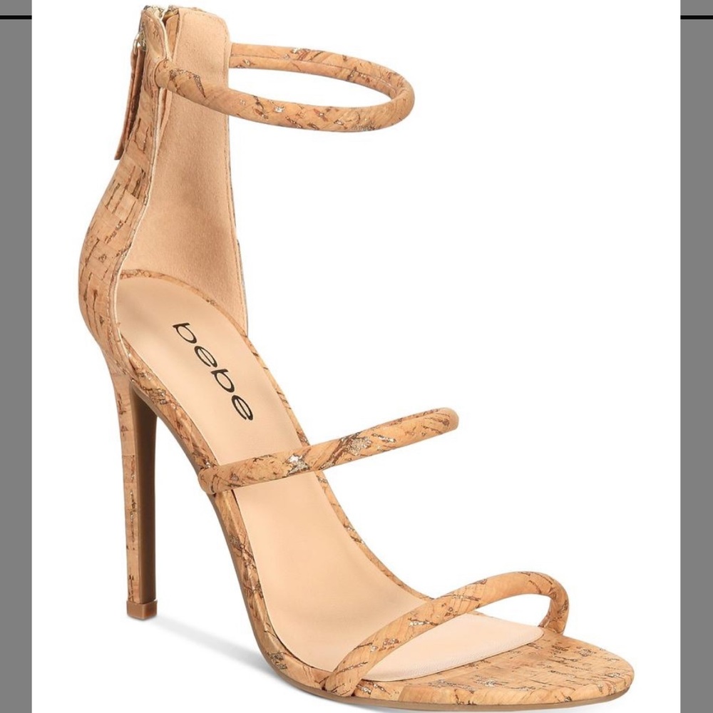 Bebe Berdine Ankle-Strap Dress Sandals brand new
